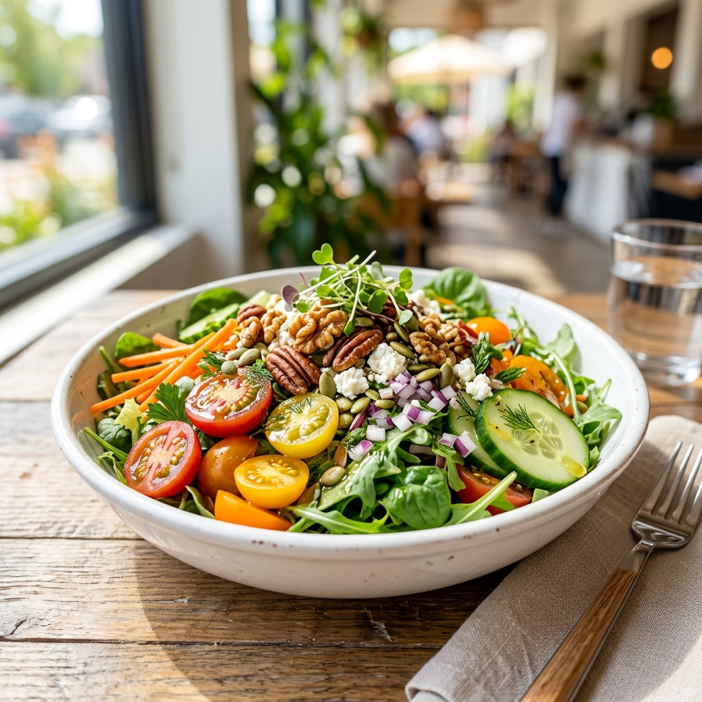 Salada Gourmet Deliciosa e Vibrante